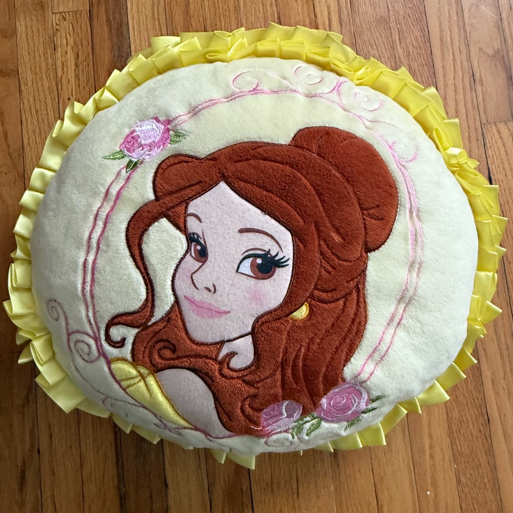 Jumping beans Disney princess belle pillow  17”